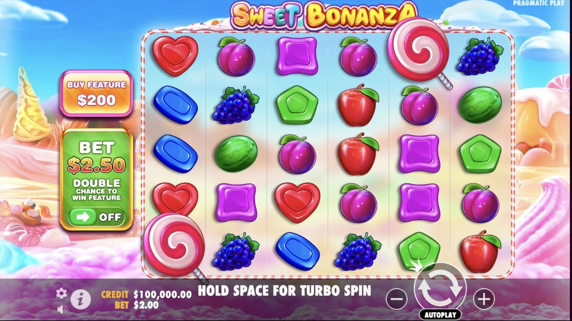 Sweet Bonanza rozgrywka, mechanika tumbling reels